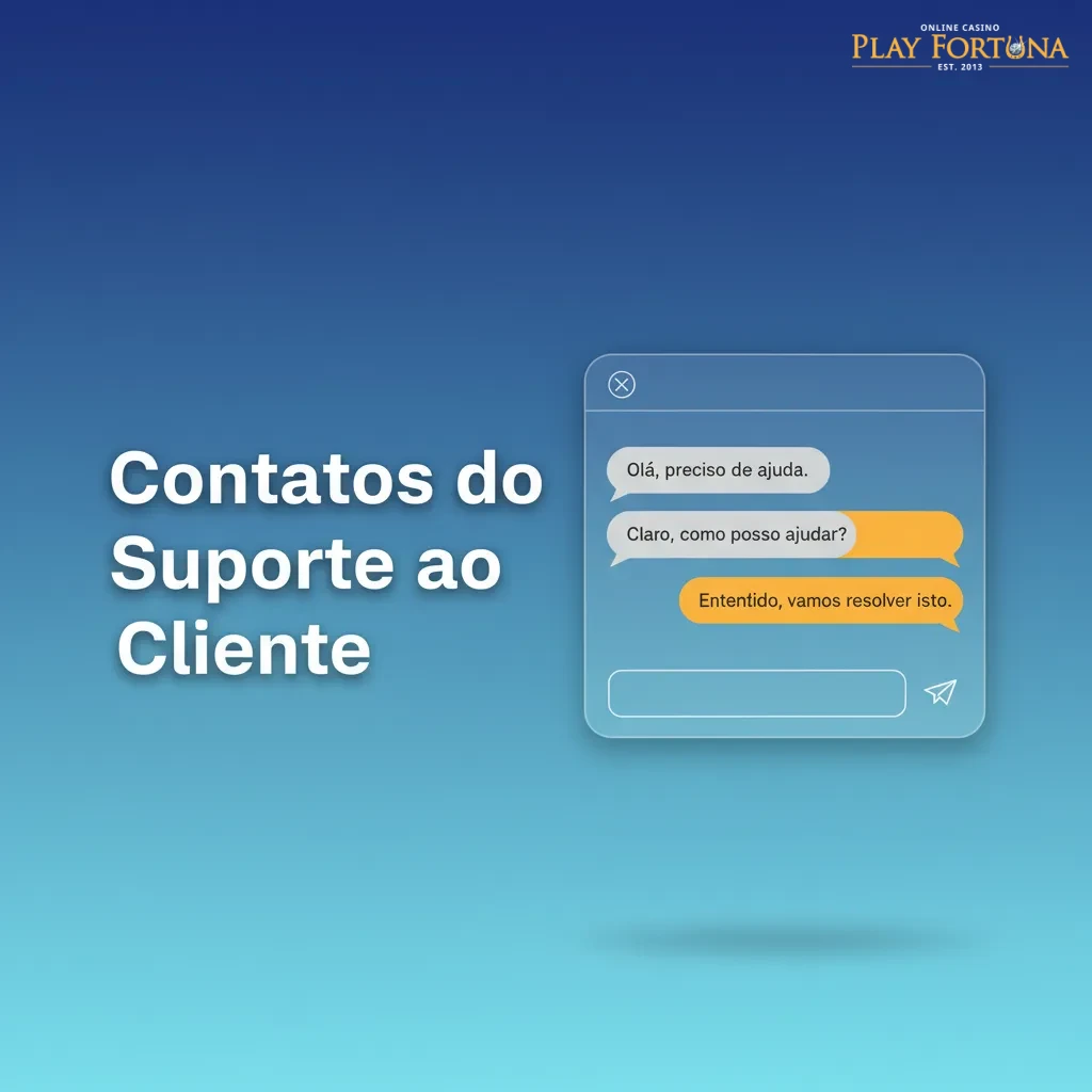 Contatos do Suporte ao Cliente: chat ao vivo 24/7, e-mail support@playfortuna.com, Central de Ajuda/FAQ e acesso via app.