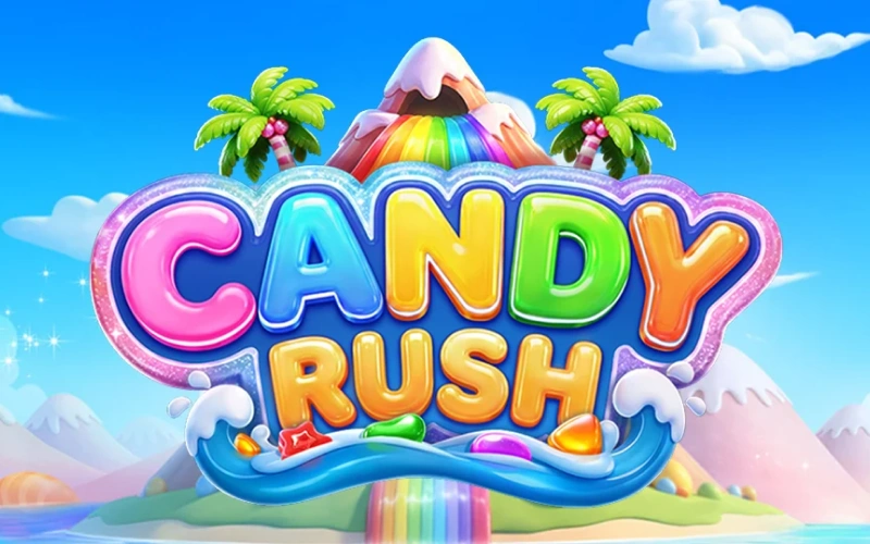 Aproveite os doces prêmios da famosa máquina Candy Rush utilizando seu bônus no Play Fortuna.