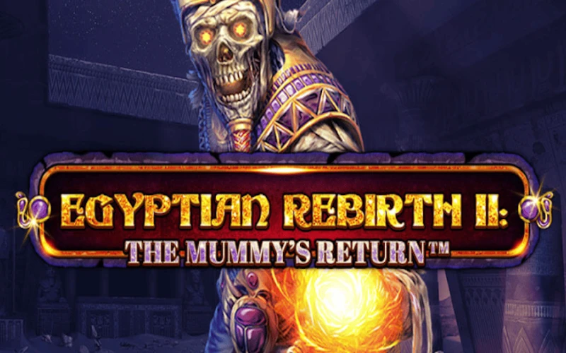 Descubra relíquias antigas e tesouros escondidos no slot Egyptian Rebirth II do Play Fortuna.