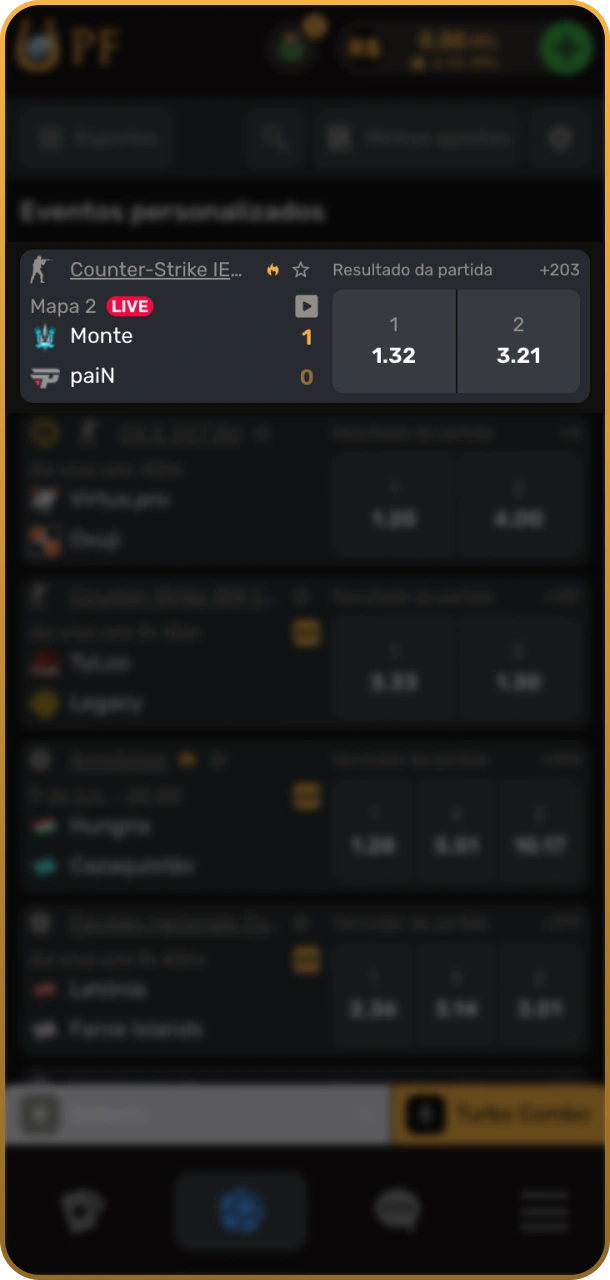 Acesse o calendário oficial e selecione uma partida específica dentro da plataforma Play Fortuna.