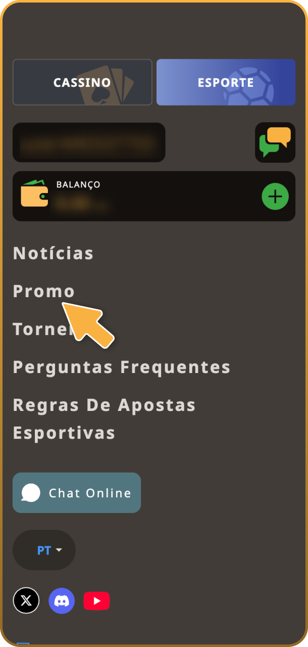 Pressione o botão para ativar o seu bônus na página oficial do Play Fortuna.